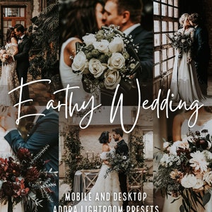 280 Lightroom Bundle Presets, Wedding Presets, Bright Couple Presets, Earthy Presets, Elegant Wedding Presets, Mobile and Desktop Presets image 9
