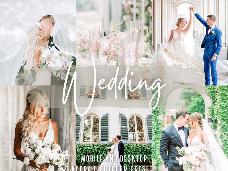 280 Lightroom Bundle Presets, Wedding Presets, Bright Couple Presets, Earthy Presets, Elegant Wedding Presets, Mobile and Desktop Presets image 8