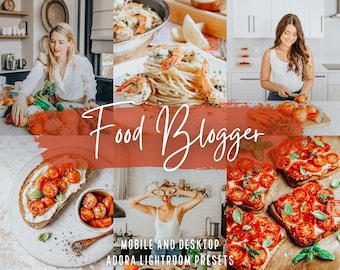 10 Food Blogger Mobile Lightroom-Voreinstellungen Helle Lebensmittelvoreinstellungen Bunte Influencer-Filter Lebendige Instagram-Voreinstellungen Leckerer Lebensmittelproduktfilter