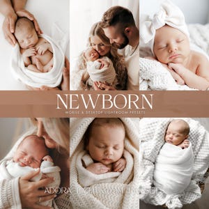 10 ajustes preestablecidos de Lightroom para móviles: ajustes preestablecidos luminosos y aireados, ajustes preestablecidos para recién nacidos, edición de fotos para mamás blogueras, ajustes preestablecidos cálidos, filtros para bebés, ajustes preestablecidos para mamás