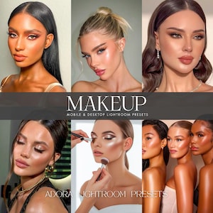 Makeup Lightroom Presets: Mobile & Desktop, Natural Skin Tones