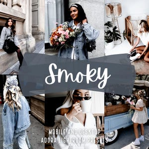 10 Gray Lightroom Mobile Presets, Fashion Blogger Presets, Moody Blogger Instagram Presets, Dark Influencer Presets, Black Presets