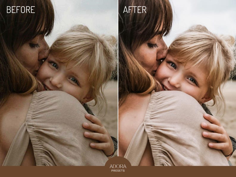 10 Family Mobile Presets Lightroom, Outdoor Presets, Warm Family Presets, Portrait Presets, Instagram Presets, Nature Presets, Family Filter image 4