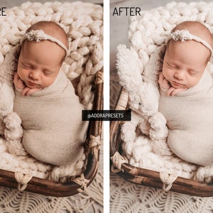 Mobile Lightroom-Voreinstellungen, Instagram-Voreinstellungen, Iphone-Voreinstellungen, Mom, Blogger-Voreinstellungen, Familienvoreinstellungen, Creme-Voreinstellungen, Leichte Luftige Baby-Voreinstellungen Bild 5