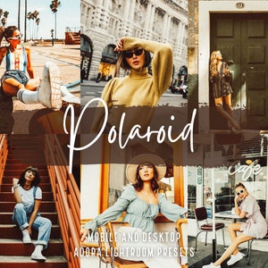 10 Polaroid Lightroom Mobile Presets, Analog Presets, Film Presets, Vintage Blogger Presets, Retro Aesthetic Desktop Presets, Instagram zdjęcie 1