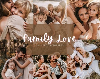 10 Familie Mobiele Presets Lightroom, Buiten Presets, Warme Familie Presets, Portret Presets, Instagram Presets, Natuur Presets, Familiefilter