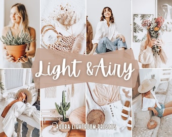10 leichte & luftige Voreinstellungen Mobile Lightroom, helle saubere Blogger, Instagram Preset Lightroom, natürliche Voreinstellungen, Iphone Voreinstellungen, Innenvoreinstellungen