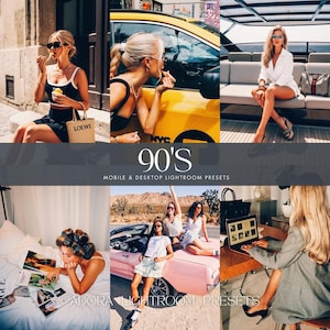 10 Retro Lightroom Presets, Vintage Presets, Blogger Presets, Film Presets, Kodak Presets, Instagram Presets, Mobile & Desktop Presets