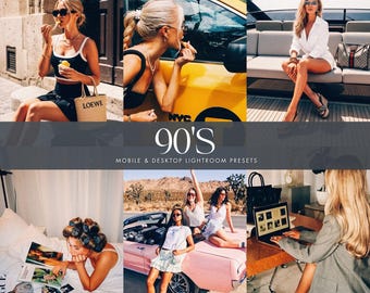 10 Retro Lightroom Presets, Vintage Presets, Blogger Presets, Film Presets, Kodak Presets, Instagram Presets, Mobile & Desktop Presets