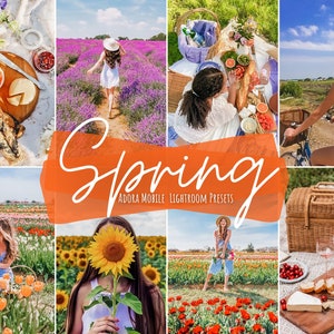 Natural Presets Lightroom Mobile, Colorful Mobile Lightroom Presets, No Filter Presets, Vibrant Blogger Presets, Bright Instagram Presets