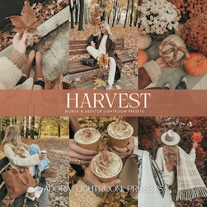 10 Lightroom Presets Fall, Cozy Autumn Presets, Warm Fall Presets, Outdoor Presets, Rustic Presets, Family Presets, Mmobile & Desktop