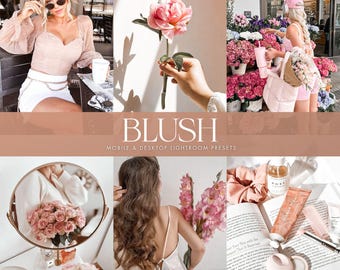 10 Pink Presets Mobile Lightroom, Rose Gold Presets, Blogger Presets, Instagram Presets, Pastel Presets, Coquette Presets, Aestehtic Presets