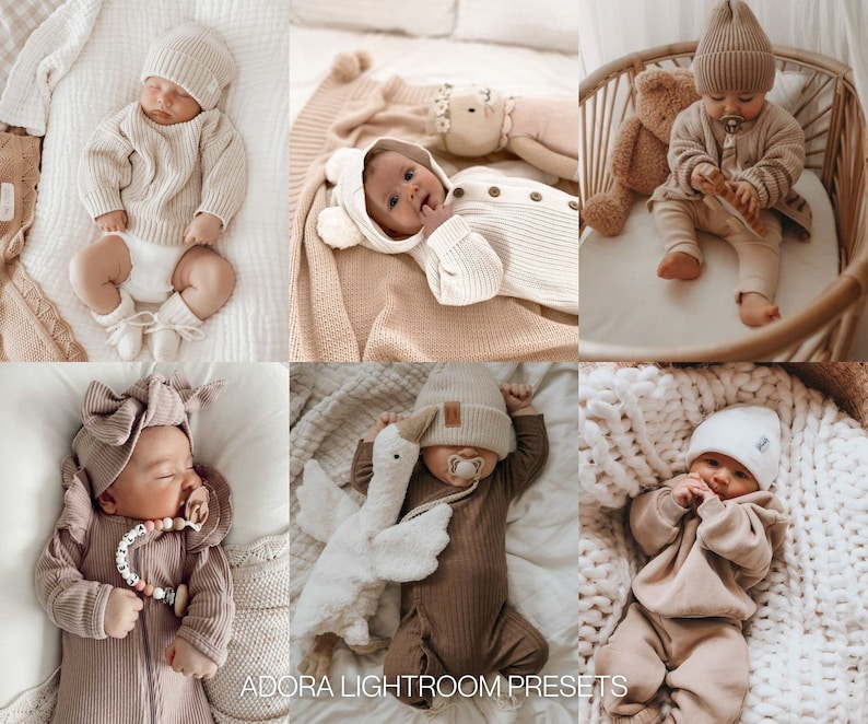 10 Baby Love Mobile Lightroom Presets Soft Newborn Mommy Blogger Presets Light Airy Family Presets Baby Presets Instagram Filter Mom Presets zdjęcie 3