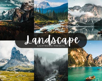10 preset per Lightroom, preset per paesaggi, preset per la natura, preset per esterni, preset con tonalità terrose, preset per escursioni, per dispositivi mobili e desktop, filtro cinematografico