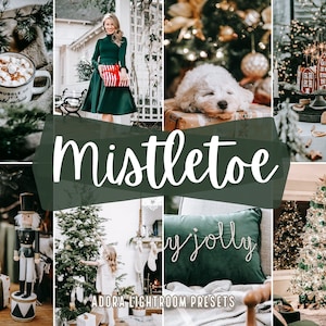 10 Lightroom Presets Mobile, Christmas Presets, Festive Preset, Holiday Presets, Santa Presets, Family Preset, Green Presets, Iphone Presets