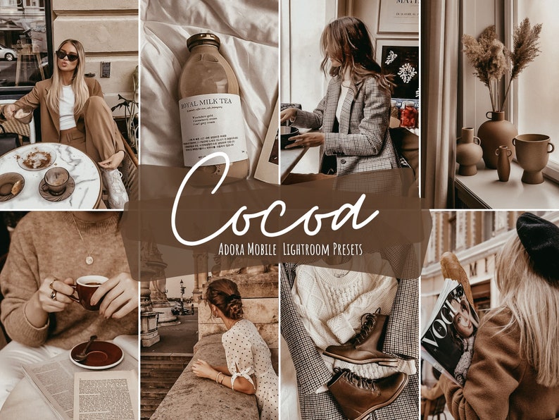 Coffeee Mobile Presets Lightroom, Natural Blogger Presets, Fashion Presets, Brown Aesthetic Preset, Instagram Presets, Warm Presets, Vsco zdjęcie 1