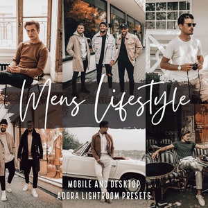 10 Lifestyle-Lightroom-Voreinstellungen für Männer, Blogger-Voreinstellungen, Instagram-Voreinstellungen, Mobil- und Desktop-Voreinstellungen, Moody-Voreinstellungen, Mode-Voreinstellungen, Ästhetik