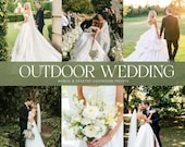 10 Outdoor Wedding Presets, Bright Couple Mobile Lightroom Presets, Spring Presets, Green Wedding Presets, Engagement Filters, Bridal Preset
