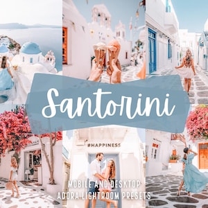 10 Presets Lightroom Mobile, Greece Presets, Bright Travel Blogger Presets, Santorini Presets, Wanderlust Presets, Influencer Presets