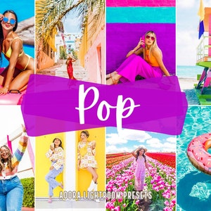 10 Vibrant Lightroom Presets Mobile, Colorful Blogger Presets, Instagram Presets, Color Pop Presets, Summer Presets, Travel Presets
