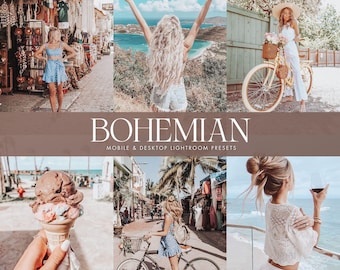 10 Creamy Lightroom Presets, Warm Presets, Bohemian Presets, Beige Presets, Instagram Presets, Bright Airy Presets, Mobile & Desktop Presets