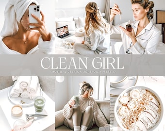 10 Presets Lightroom, Clean Presets, Natural Bright Presets, Indoor Presets, Family Presets, Mobile & Desktop Presets, Instagram Presets