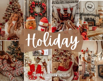 10 Urlaub Lightroom Presets, Weihnachten Presets, Festliche Presets, Mobile Presets, Warm Blogger Presets, Family Presets, Instagram Presets