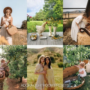 10 Farmhouse Lightroom Presets, Outdoor Rustic Mobile and Desktop Presets, Warm Fall Presets, Earthy Blogger Presets, Country Presets, Dng image 2