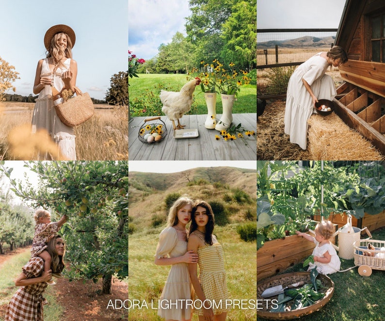 10 Farmhouse Lightroom Presets, Outdoor Rustic Mobile and Desktop Presets, Warm Fall Presets, Earthy Blogger Presets, Country Presets, Dng image 2