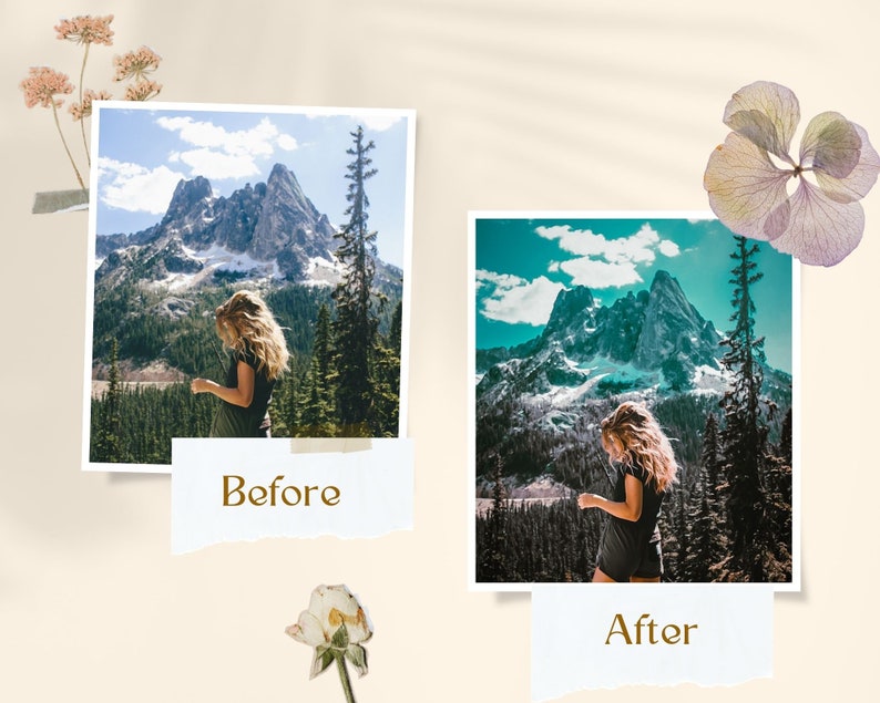 10 Outdoor Mobile Lightroom Presets Stimmungsvoll Wandern Blogger Presets Natur Dunkle Erdtöne Abenteuer Influencer Desktop Presets Reise Dng Bild 5