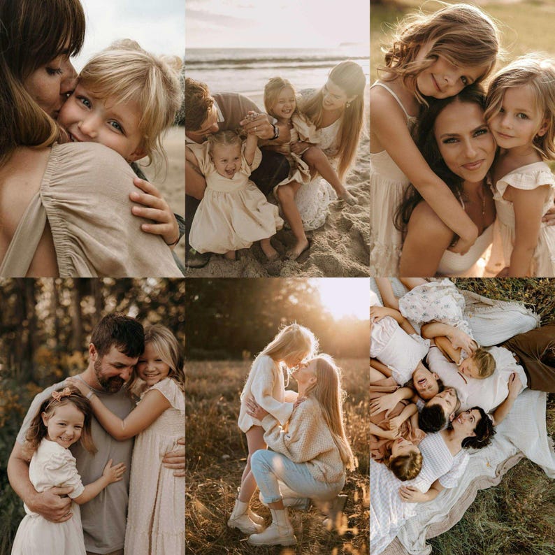 10 Family Mobile Presets Lightroom, Outdoor Presets, Warm Family Presets, Portrait Presets, Instagram Presets, Nature Presets, Family Filter image 2