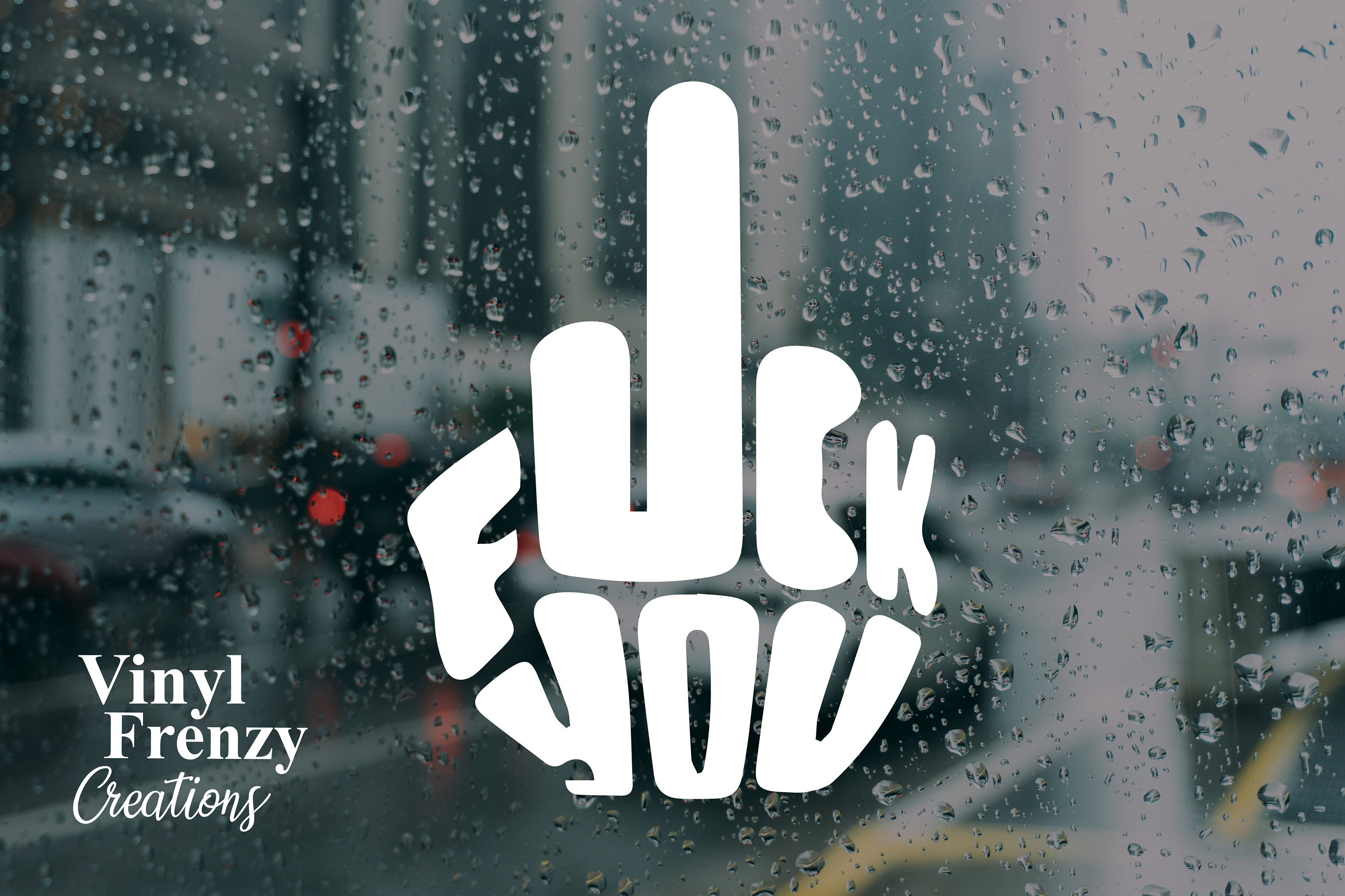 【BiG】FUCK IT!middle fingar 中指　fuck you! Amazon.com: Fuck You Flipping Off Middle Finger Waterproof