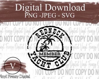 redneck yacht club svg