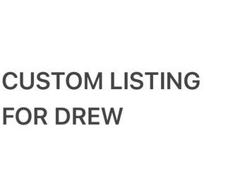 DREW - MDF - Apply no Frame - 4 x 2 Design - QTY x5