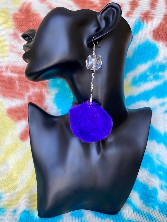 Retro Inspired Earrings / 60s and 70s Earrings / Long Drop Etsy