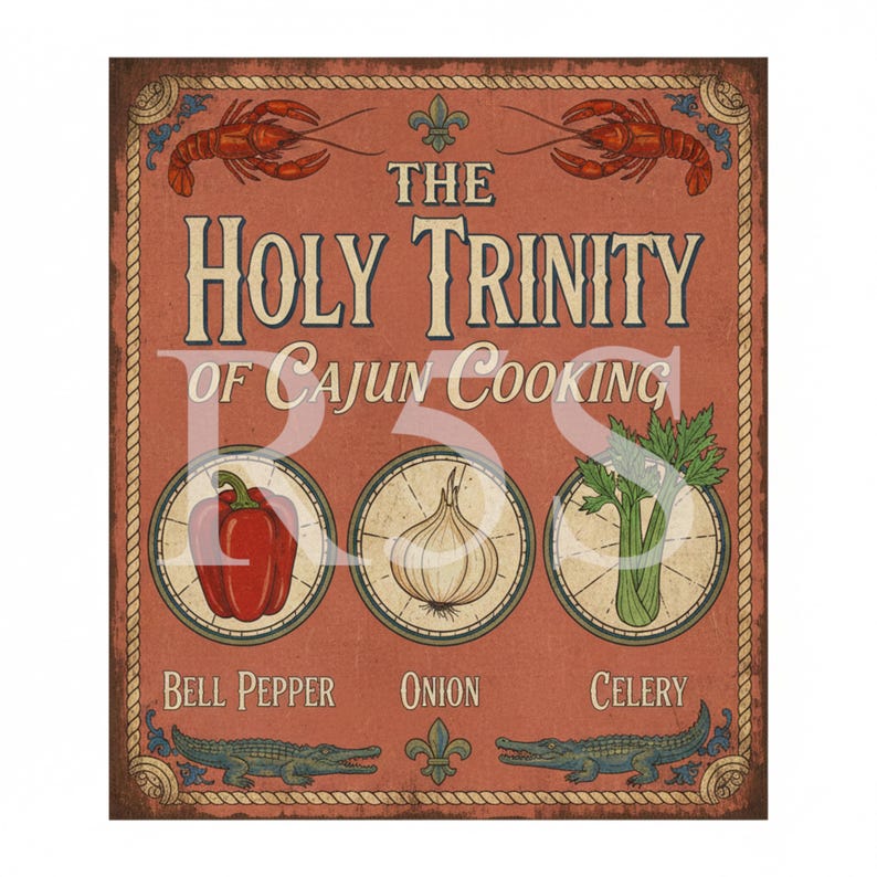 Cajun Holy Trinity PNG Digital Download - Bell Pepper Onion Celery ...