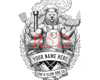 Cluck & Fire BBQ Digital svg, PNG, JPG Download Files