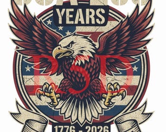 250th Anniversary American Flag Design – Patriotic JPG, PNG, PDF (Digital File)