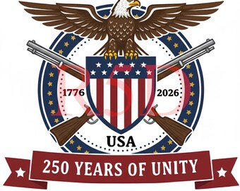 250th Anniversary American Flag – SVG, JPG, PNG (Digital File)