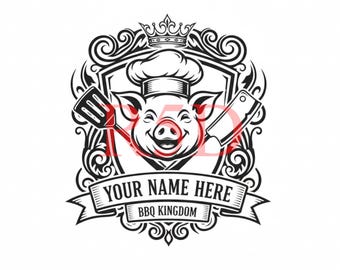BBQ Kingdom Digital svg, PNG, JPG Download Files