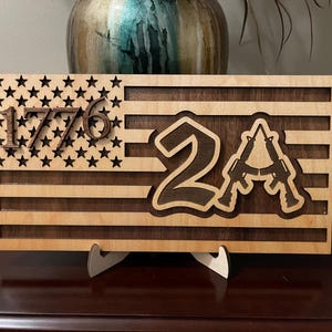 Second Amendment Flag Digital File - SVG - JPG - PNG - For Laser Cutters