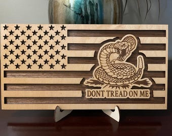 Don&#39;t Tread On Me Flag Digital File - SVG - JPG - PNG - For Laser Cutters