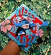 Graduation Cap Topper- Lilo & Stitch Ohana - College, University, Graduate, High School, Middle School Celebration Custom 