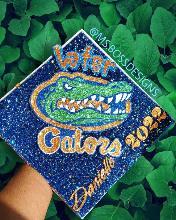 Rhinestone Decorated Graduation Cap