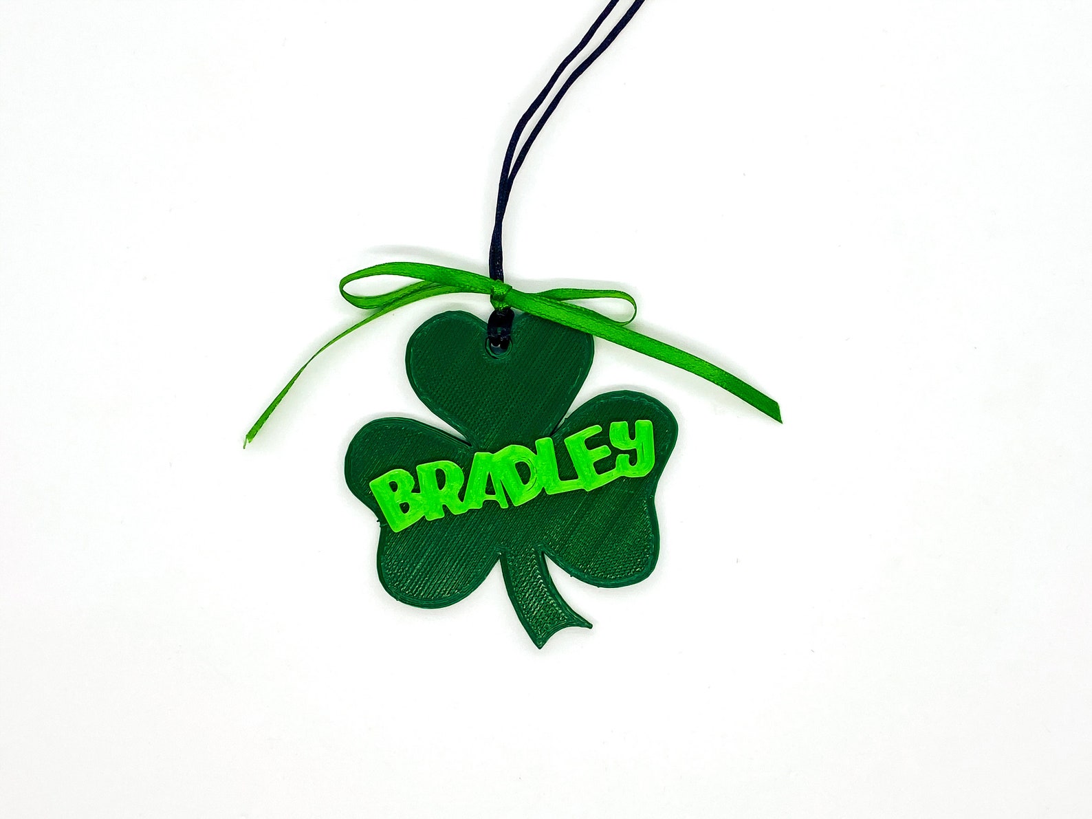 Personalized Clover Gift Tag Four Leaf Clover Tag 3D Printed | Etsy