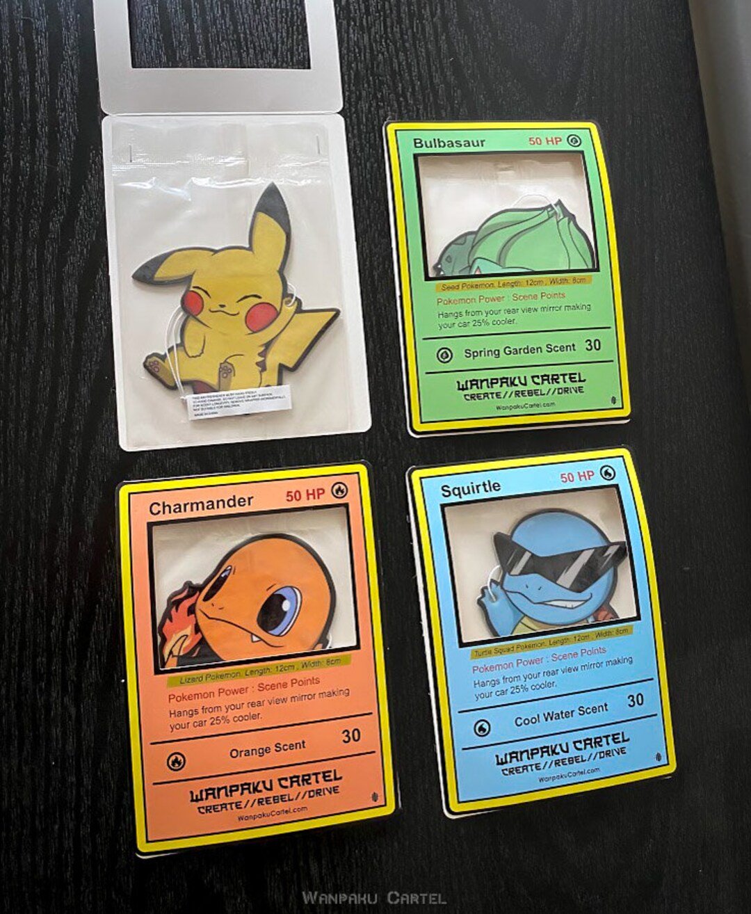 Kanto Pokemon Air Fresheners Etsy