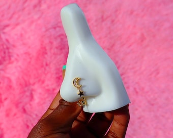 Dangle Moon Nose Ring