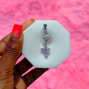 Cross Belly Ring (Wallet)