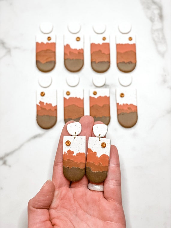 Red rock clay earrings deals