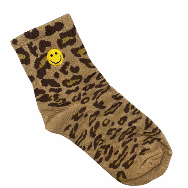 The Happy leopard socks